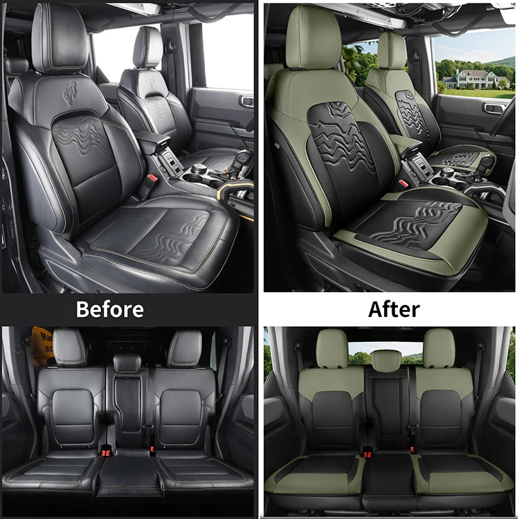 Customized Fit Ford Bronco Seat Cover 4 Door